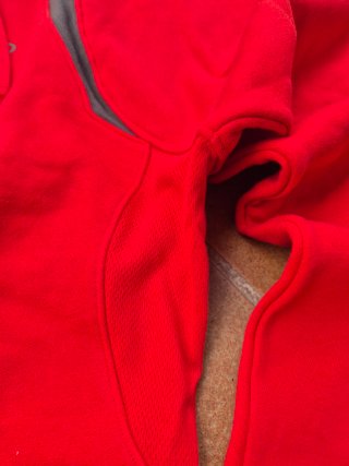Sudadera Reebok Hombre Roja con Capucha