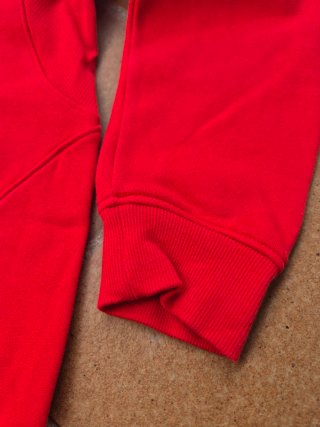 Sudadera Reebok Hombre Roja con Capucha