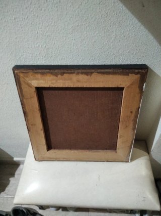 Cuadro al oleo  muy antiguo mujer
