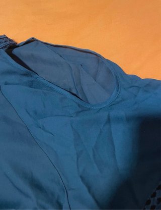 Blusa azul marino T.54/56 sin estrenar