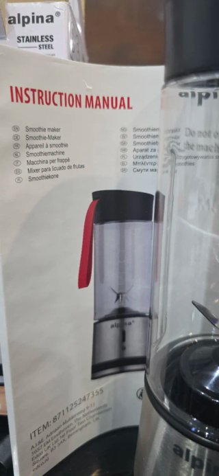 Batidora Alpina Smoothie Maker 300ml Recargable