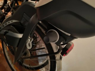 Silla para bici portabebés bobike