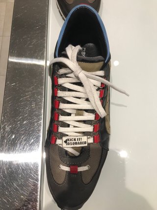 Zapatillas Dsquared2 Verde/Azul/ Gris/Rojo.