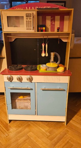 Cocina de madera Juguete Infantil Heladería
