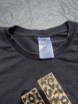 Sudadera Adidas Crop Estampado Leopardo
