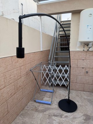 Lámpara Arco Skaftet Ikea Negra