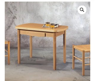 Mesa de cocina con 2 bancos de madera