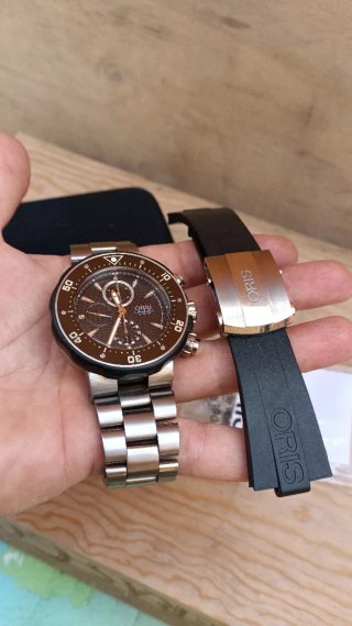Oris ProDiver Chronograph Titanium 1000 metros