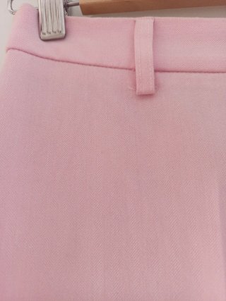Pantalón vestir rosa Stradivarius