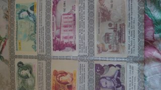 Colección Billetes del Mundo Álbum Cromos Antiguo