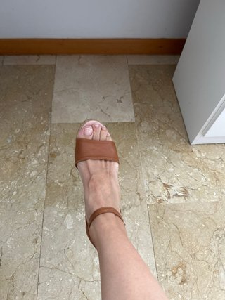 Sandalias cuña Pretty Ballerinas marrones