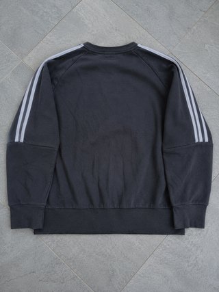 Sudadera Adidas 3 Stripes Gris Oscuro