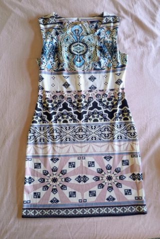 Vestido elástico Sweet Miss Estampado S o 36-38.