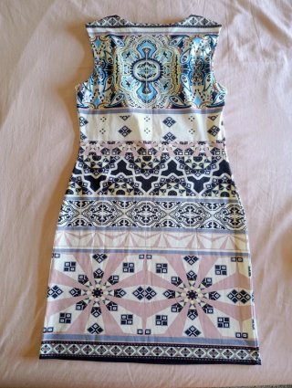 Vestido elástico Sweet Miss Estampado S o 36-38.