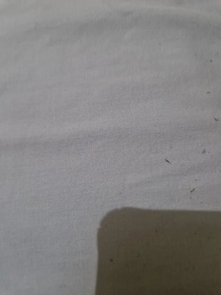 Juego de sábanas blancas