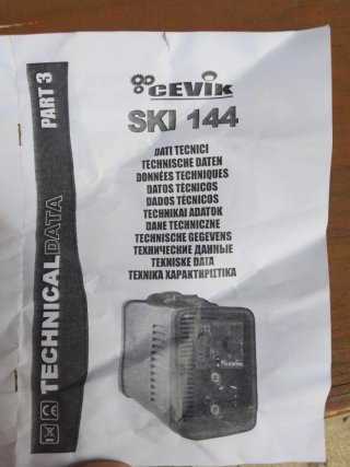 Equipo Soldadura Inverter Cevik SKI 144