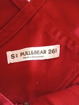 Mono corto Pull&Bear rojo
