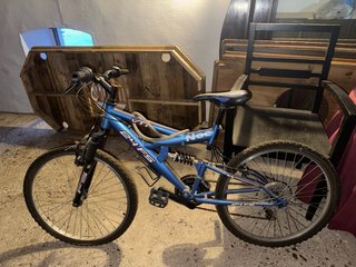 Bicicleta Montaña Azul 24 FS