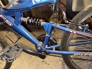 Bicicleta Montaña Azul 24 FS