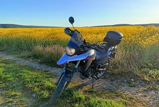 Derbi Terra 125 , lista para circular.