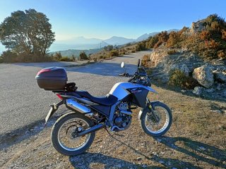 Derbi Terra 125 , lista para circular.
