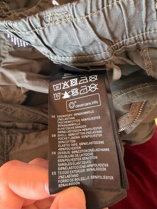 Pantalones cargo Brandit verde oliva