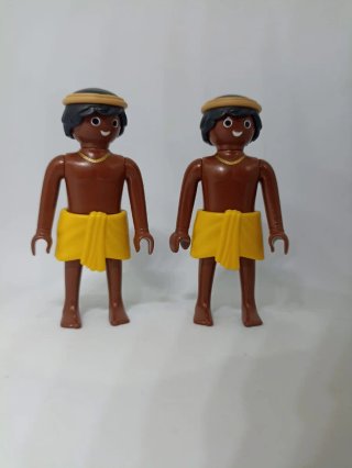 Playmobil figuras nativos americanos belén esclavo