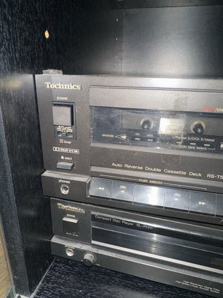 Mueble Technics Tocadiscos Cassette CD