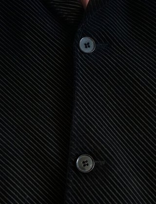 Blazer Bonachelo Negro Pana Old Money