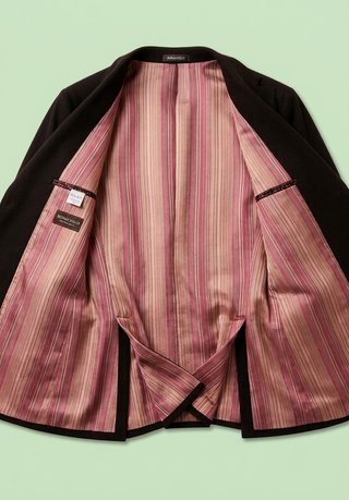 Blazer Bonachelo Negro Pana Old Money