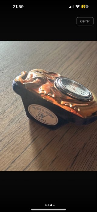 Elegante reloj de plata de ley 925