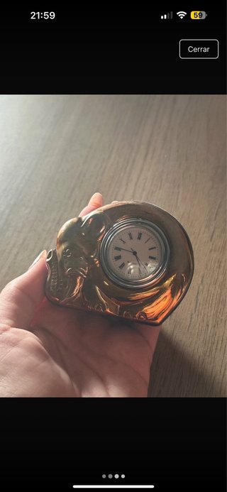 Elegante reloj de plata de ley 925