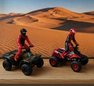2 Quads Juguete con Figuras
