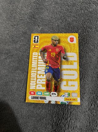 Cromo Lamine Yamal Premium Gold FIFA