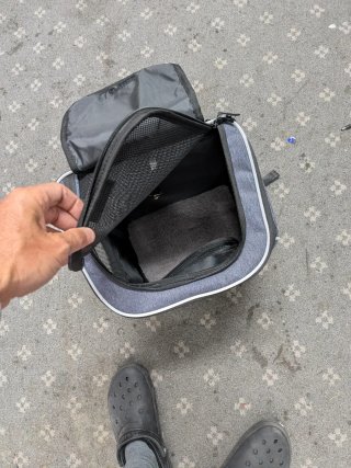 Mochila transportín para mascotas hasta 7kg