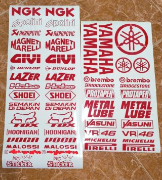 OFERTA! KIT ADHESIVOS MARCAS YAMAHA