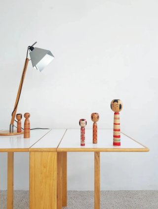 Mesa plegable HABITAT de haya y formica.