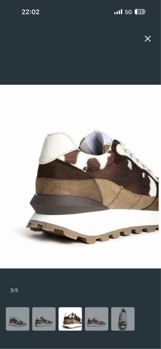 ZAPATILLA VACA TALLA 39 ULTIMO