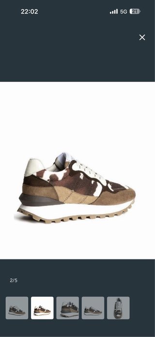ZAPATILLA VACA TALLA 39 ULTIMO