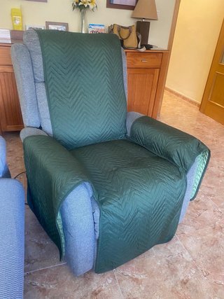 Poltrona Relax Elettrica Grigia Poco Usata