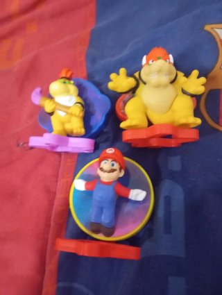 3 Figuras Super Mario Galaxy Nintendo