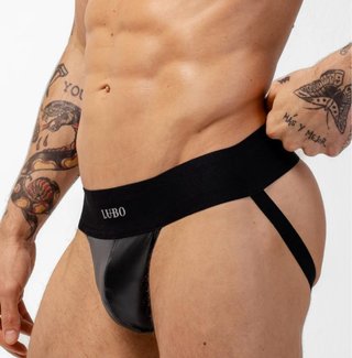 Suspensorio efecto piel negro