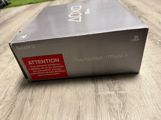 PlayStation PS One Caja Sony Plata