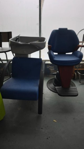 Sillón peluquería + lavacabezas + sillón