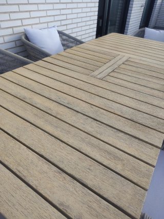 Mesa y 6 Sillas Exterior Rattan
