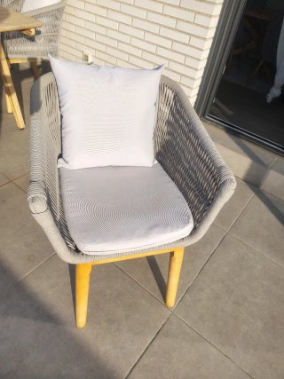 Mesa y 6 Sillas Exterior Rattan