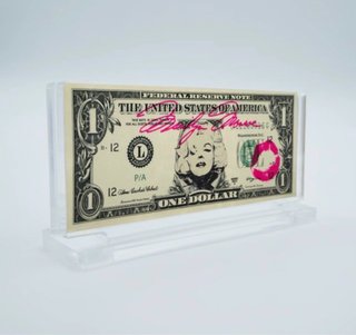 Billete Dólar USA Marilyn Monroe Firma Labios