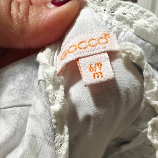 Vestido Gocco 6-9 meses con braguita