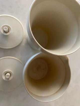 Set 2 Contenitori Tupperware Beige