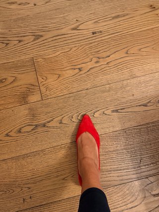 Scarpe rosse Pierri Genova artigianali